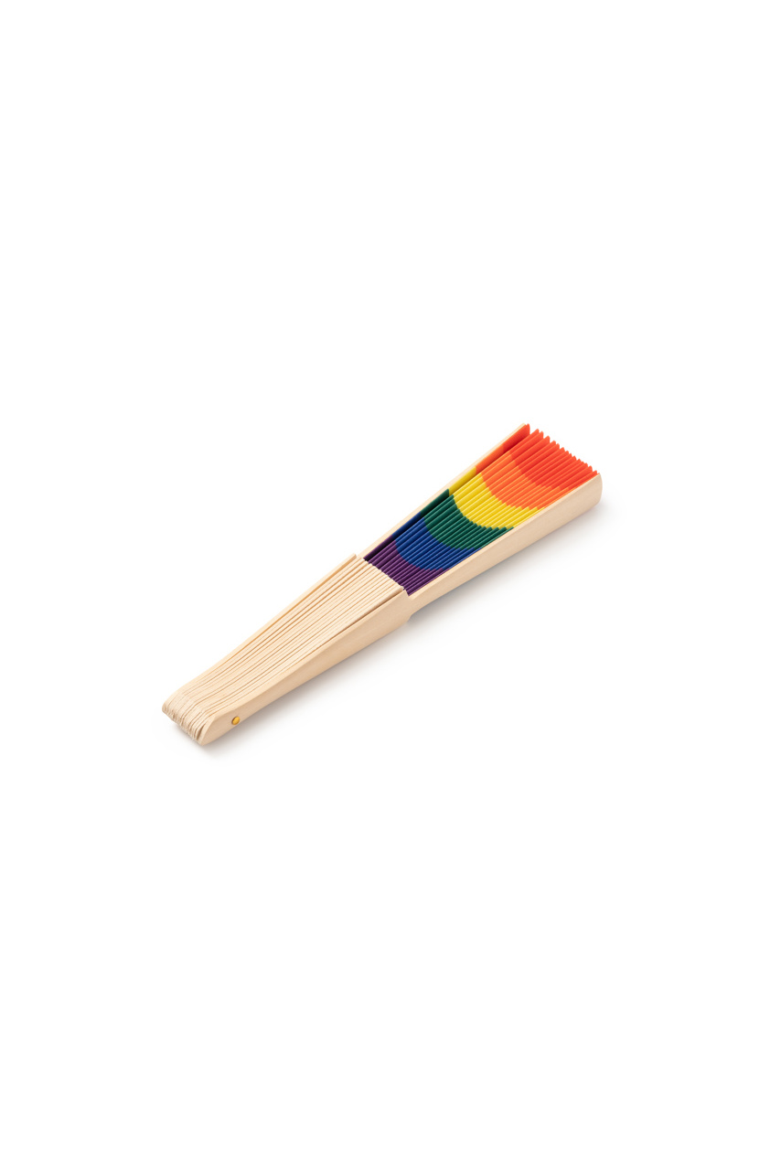 Keros Multicolor Wooden Hand Fan