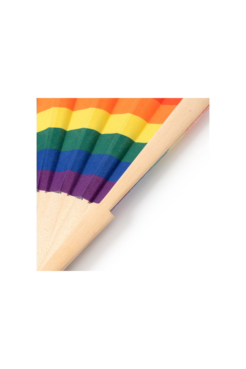 Keros Multicolor Wooden Hand Fan