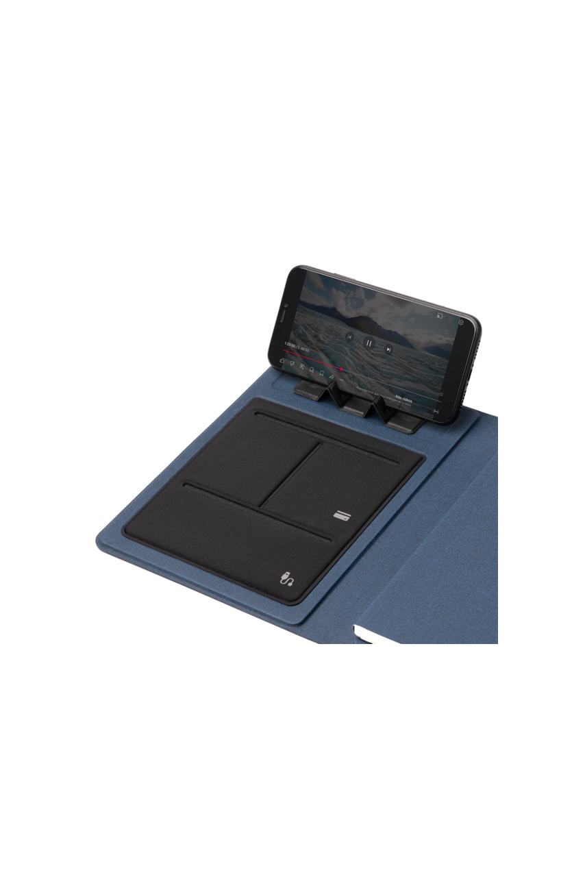 SABIX Wireless Charging Notebook with 5000mAh Power Bank