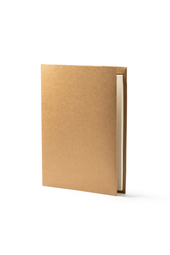 Eco-Friendly Recycled Cardboard Folder with Pen