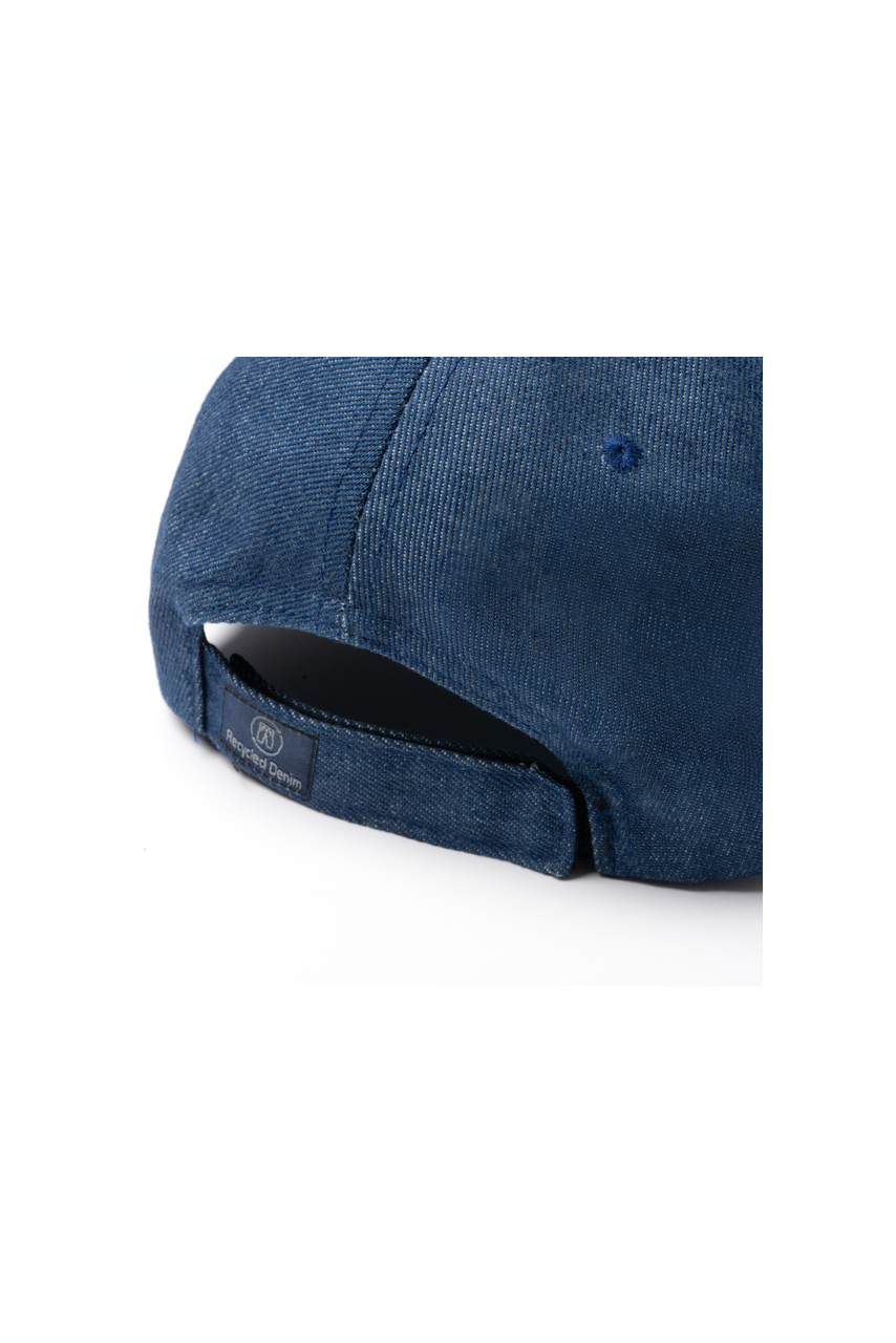 Recycled Denim 6-Panel Cap - Eco-Friendly Fashion