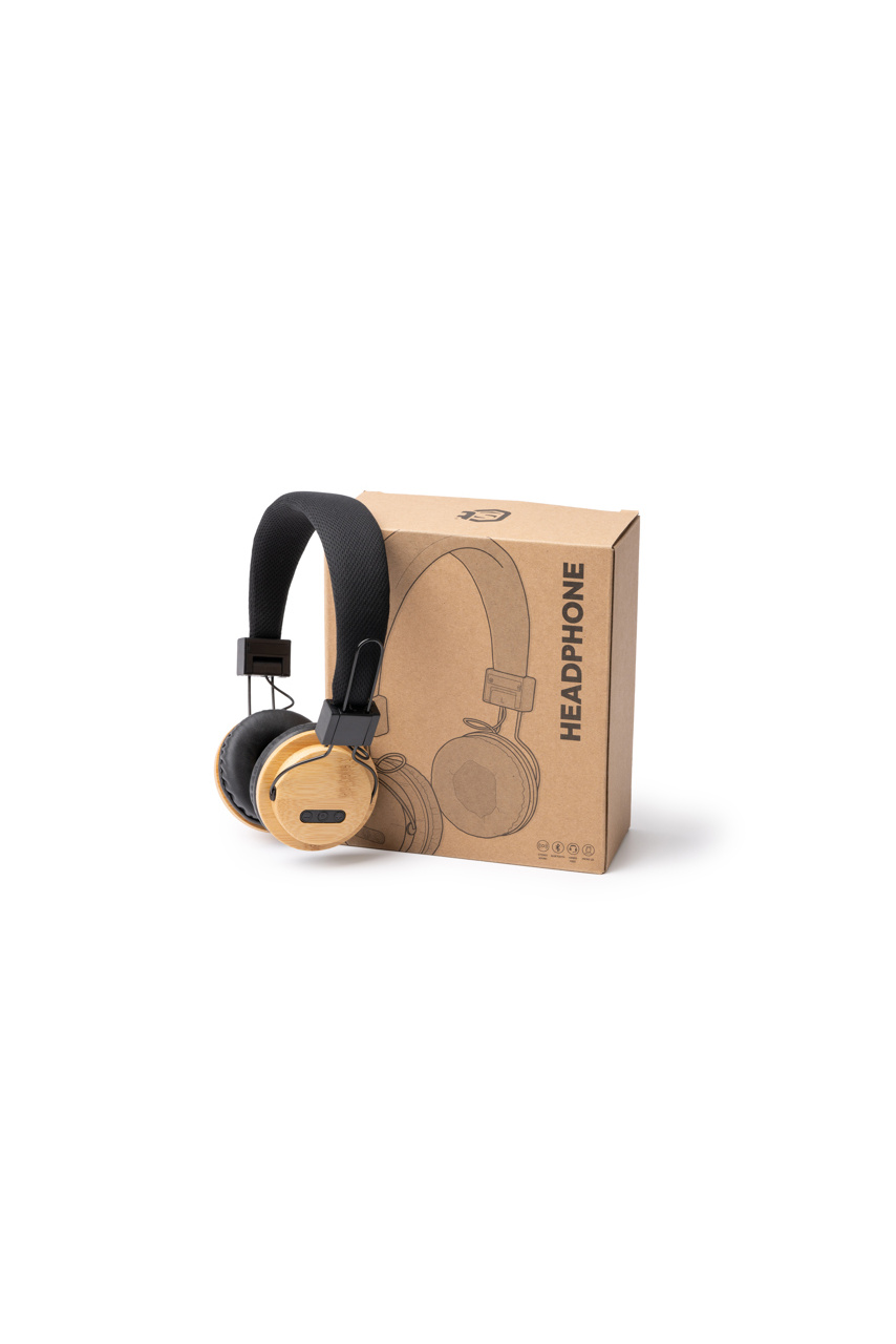 Căști Wireless TANGO din Bambus și RPET