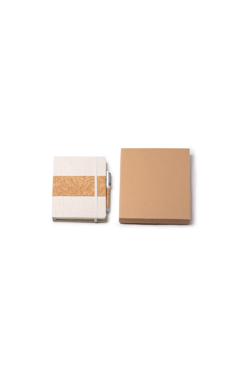 Cork & Cotton A5 Notebook and Pen Set