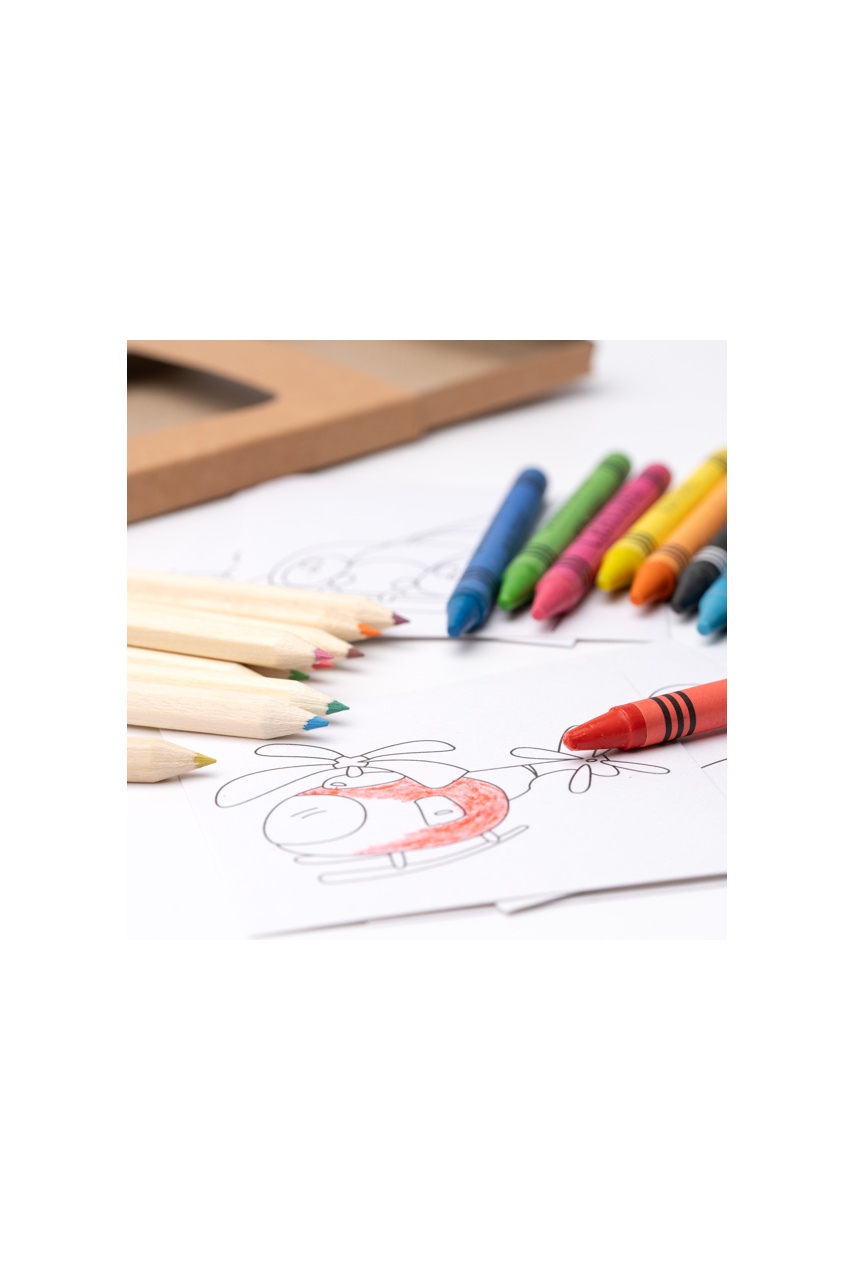 PATLEY Kids' Colouring Set - Crayons and Pencils
