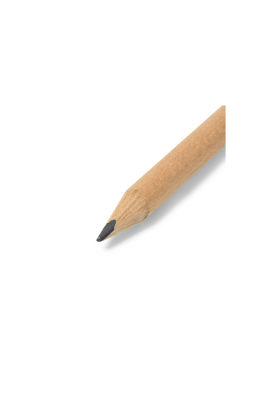 Creion Mini din Lemn cu Radieră - Design Natural