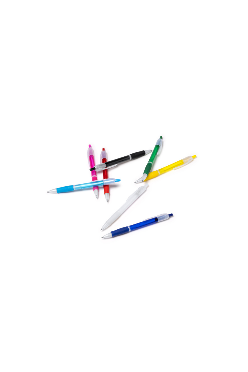 ONTARIO Translucent Push Ball Pen with Soft Grip