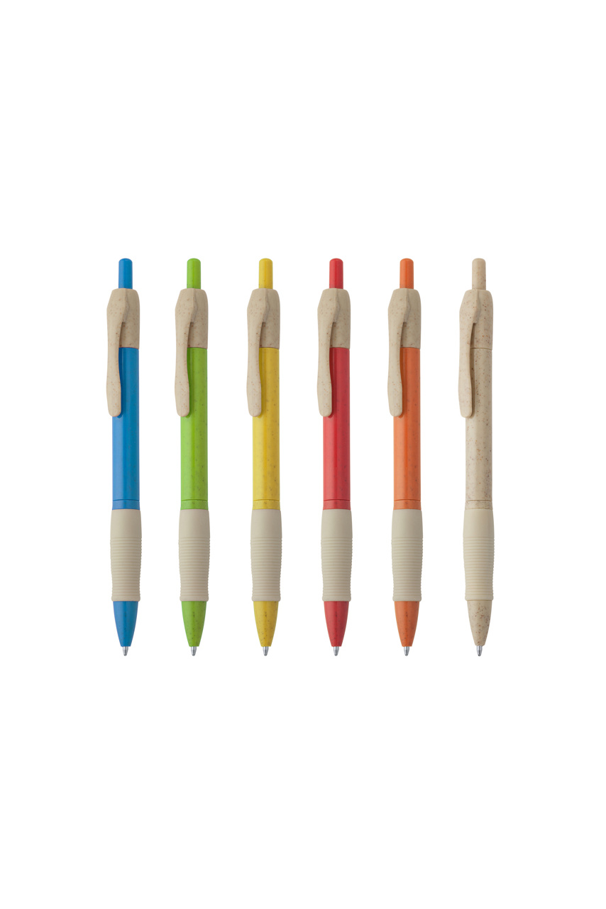 Eco-Friendly Wheat Fibre Pen with Soft Grip