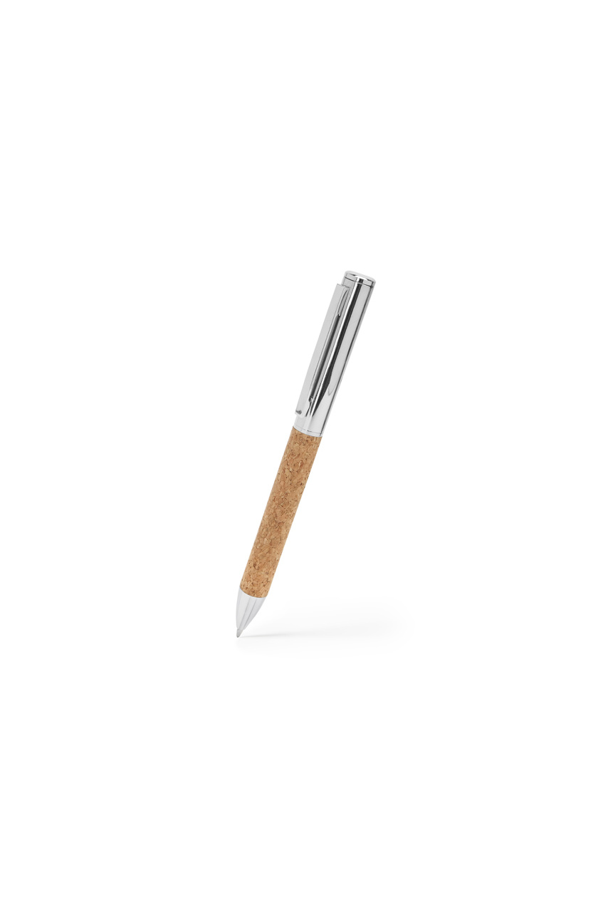 ARTUR Chrome Cork Ball Pen with Elegant Case