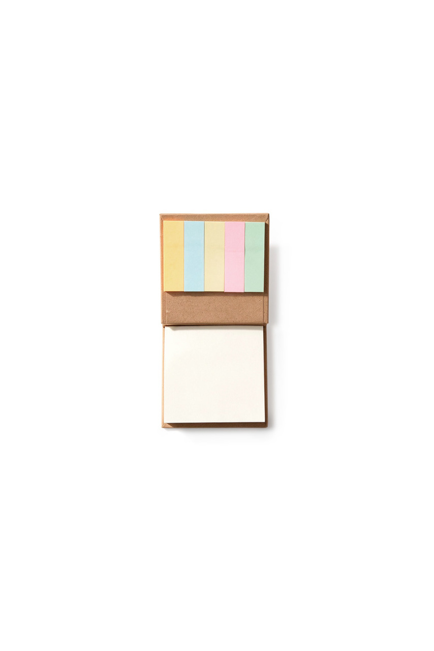 BOSCO Recycled Cardboard Notepad with Sticky Notes