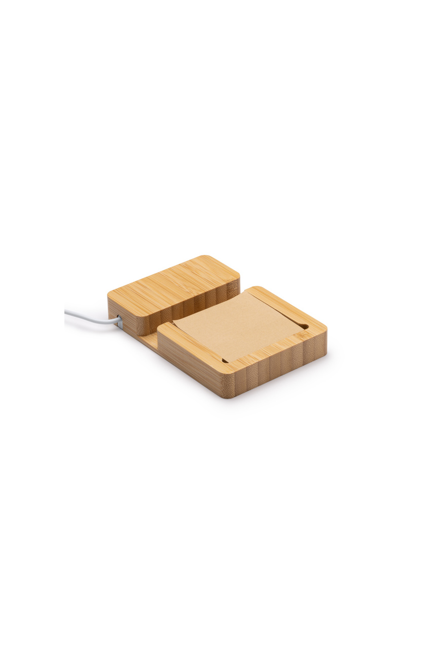 Hub USB din Bambus cu Porturi USB-A și USB-C