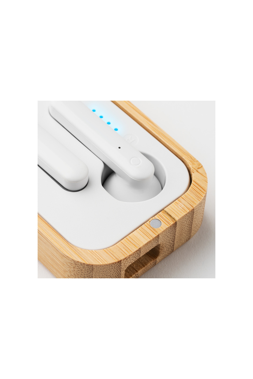 Căști Wireless BLUES cu Carcasă din Bambus