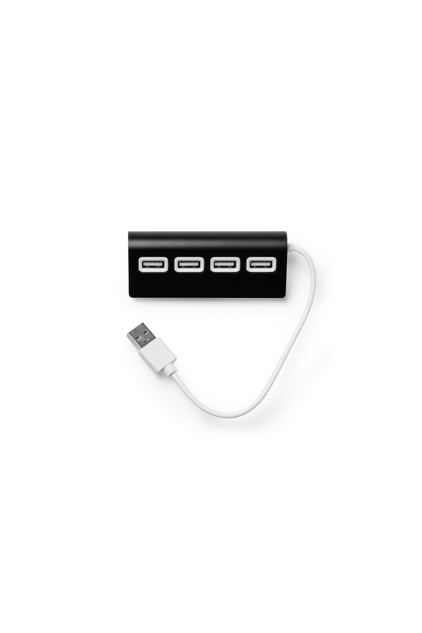 Plerion Aluminum USB Hub with 4 Ports