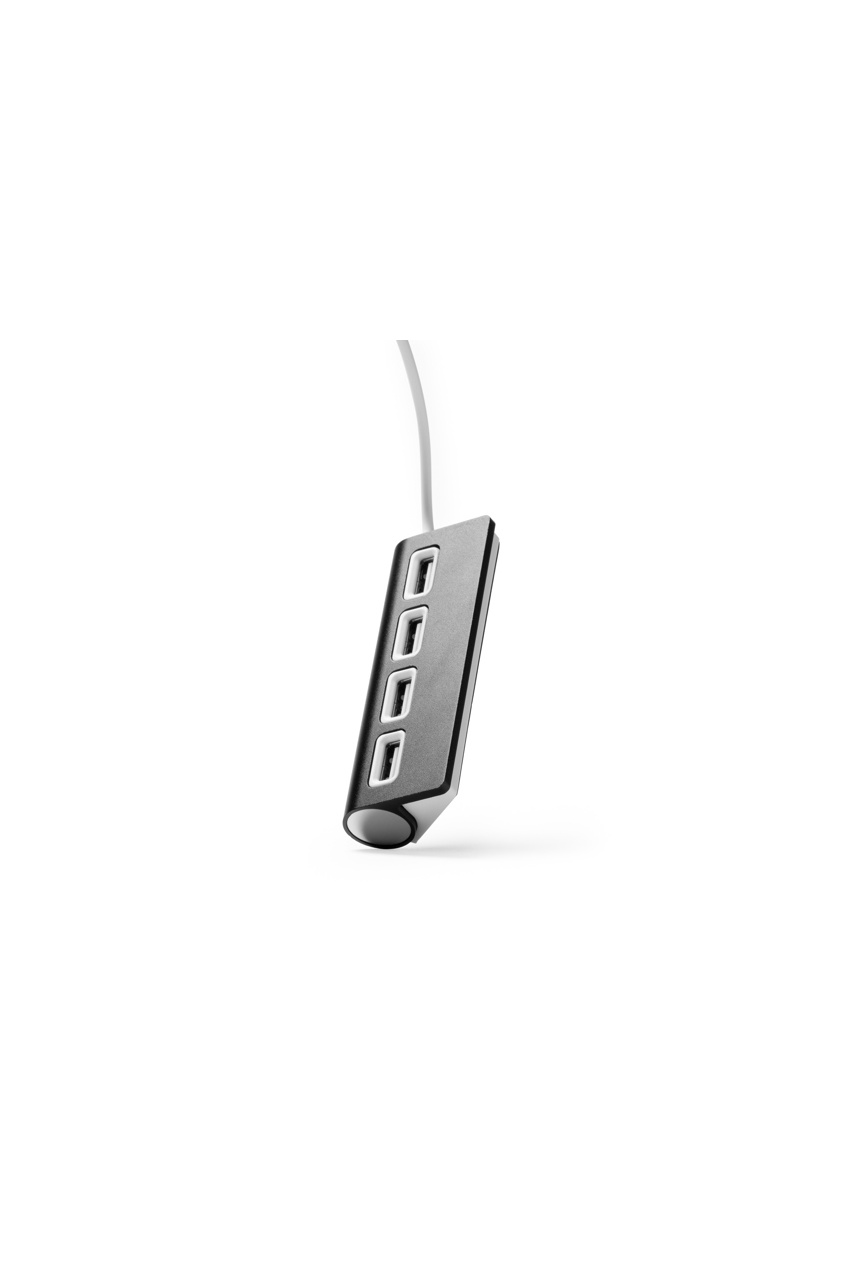 Plerion Aluminum USB Hub with 4 Ports