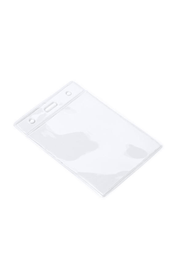 Transparent PVC Vertical Badge Holder