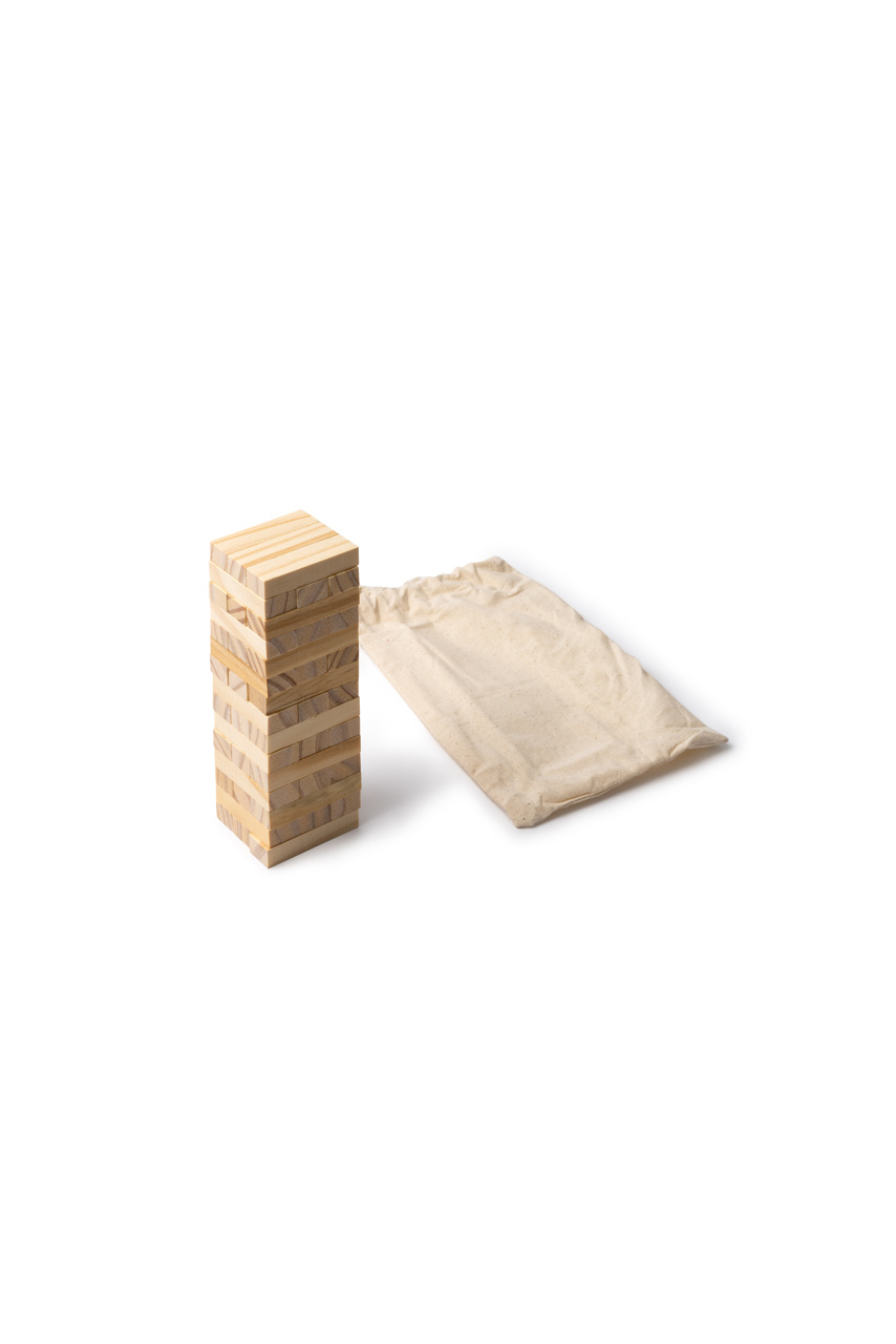 RYMAN Wooden Block Game - 45 Pieces