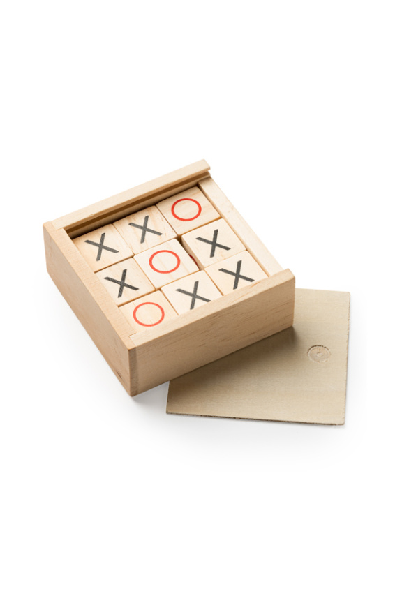 Wooden Tic-Tac-Toe Game Set - Classic Fun
