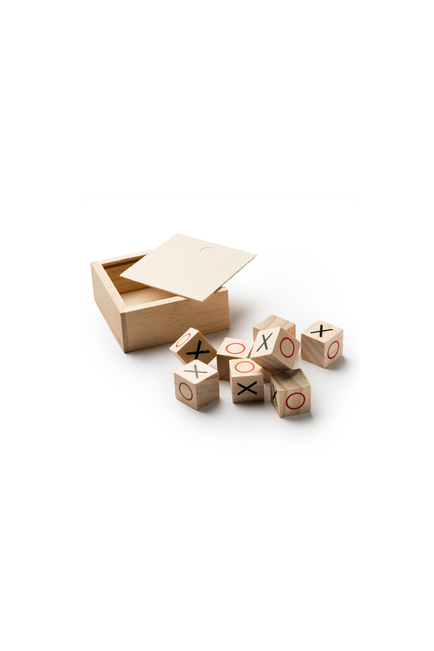 Wooden Tic-Tac-Toe Game Set - Classic Fun