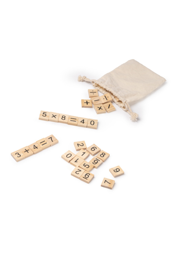Vernon Wooden Math Game Set for Kids
