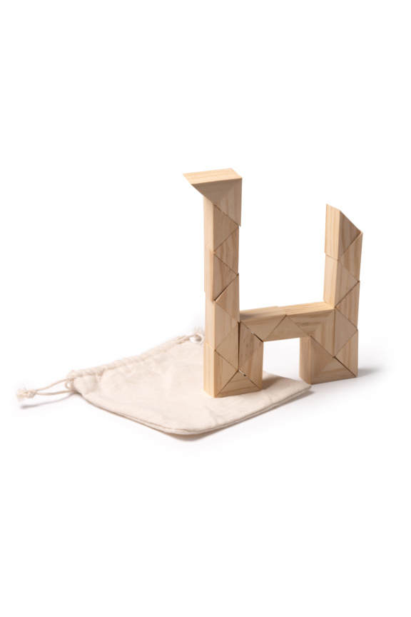 NOKIT Wooden Puzzle Jigsaw with Cotton Bag