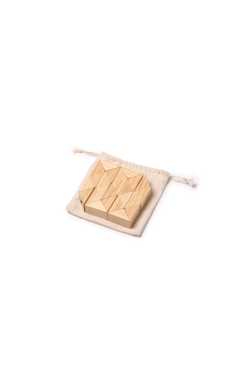 NOKIT Wooden Puzzle Jigsaw with Cotton Bag