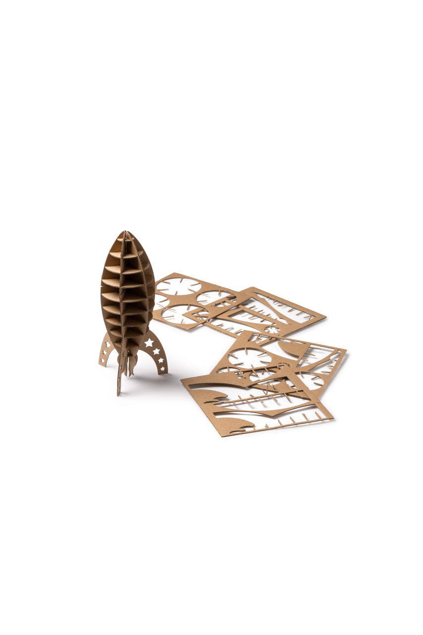 Puzzle 3D din Carton Kraft FISAC - Eco Design