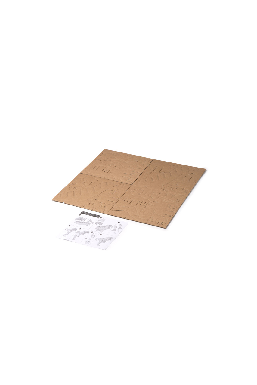 Puzzle 3D din Carton Kraft FISAC - Eco Design