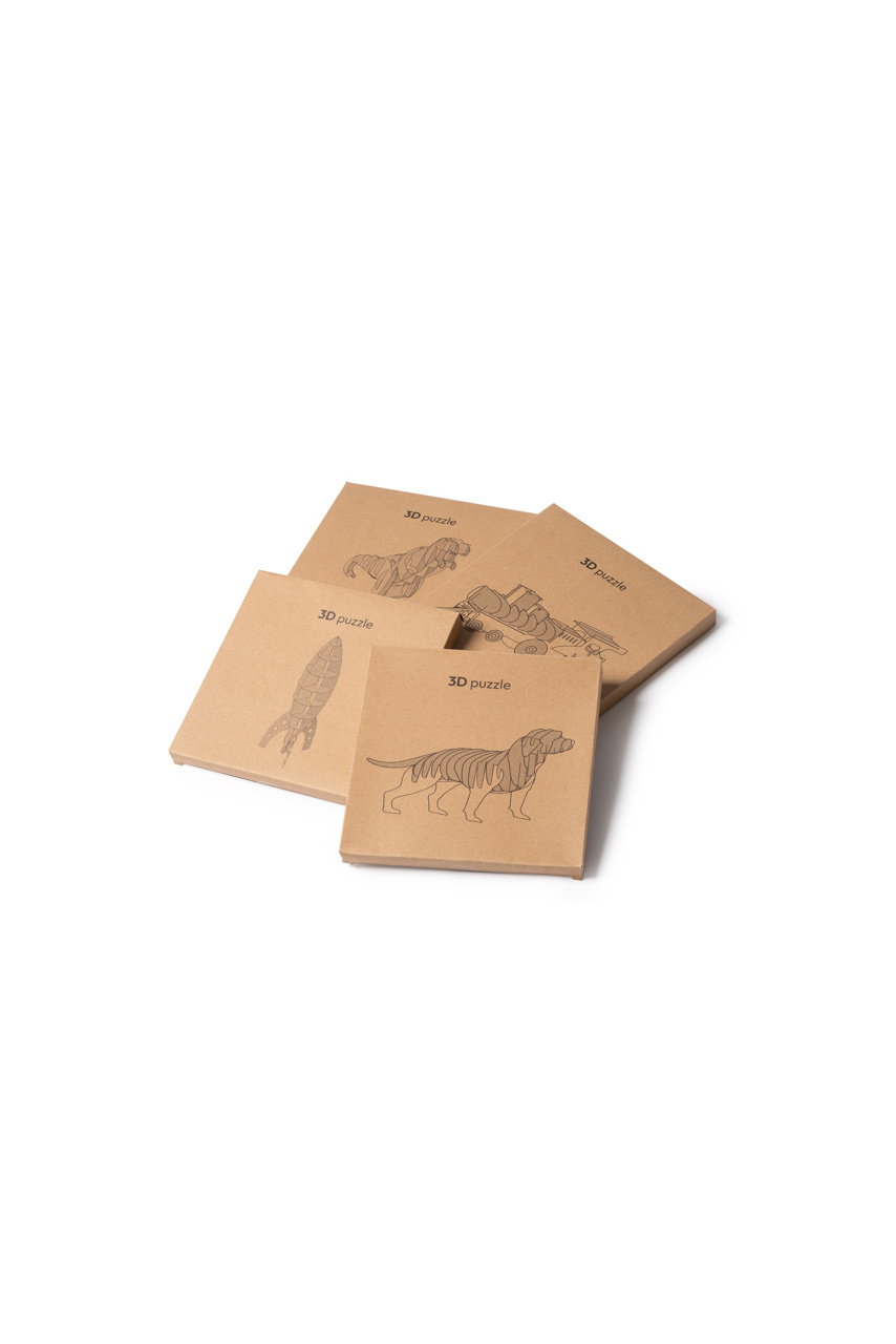 Puzzle 3D din Carton Kraft FISAC - Eco Design