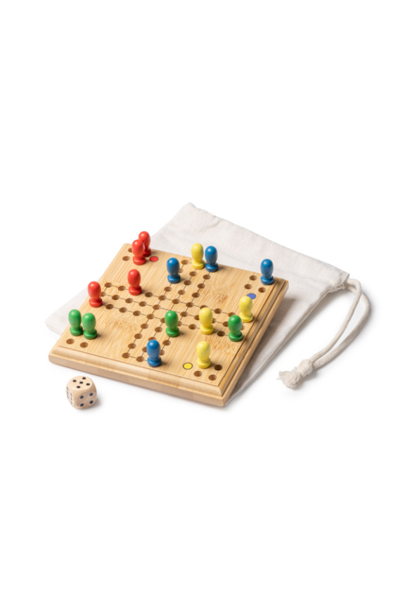 Set Parcheesi din Bambus în Cutie Eco