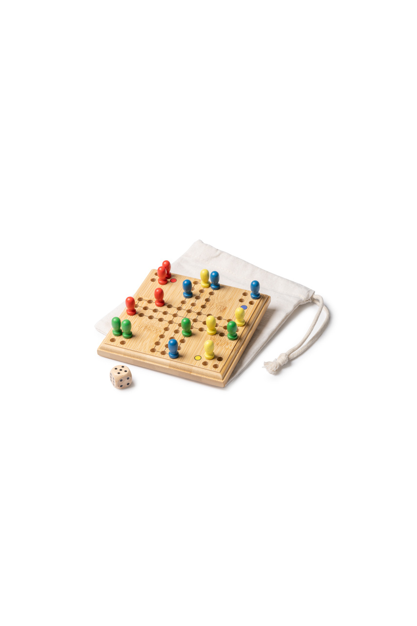 Set Parcheesi din Bambus în Cutie Eco