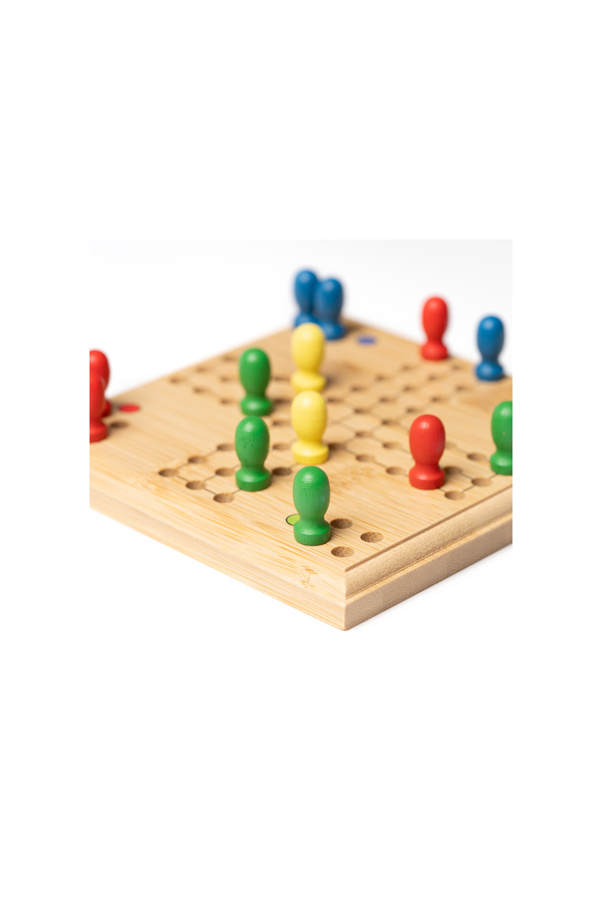 Set Parcheesi din Bambus în Cutie Eco