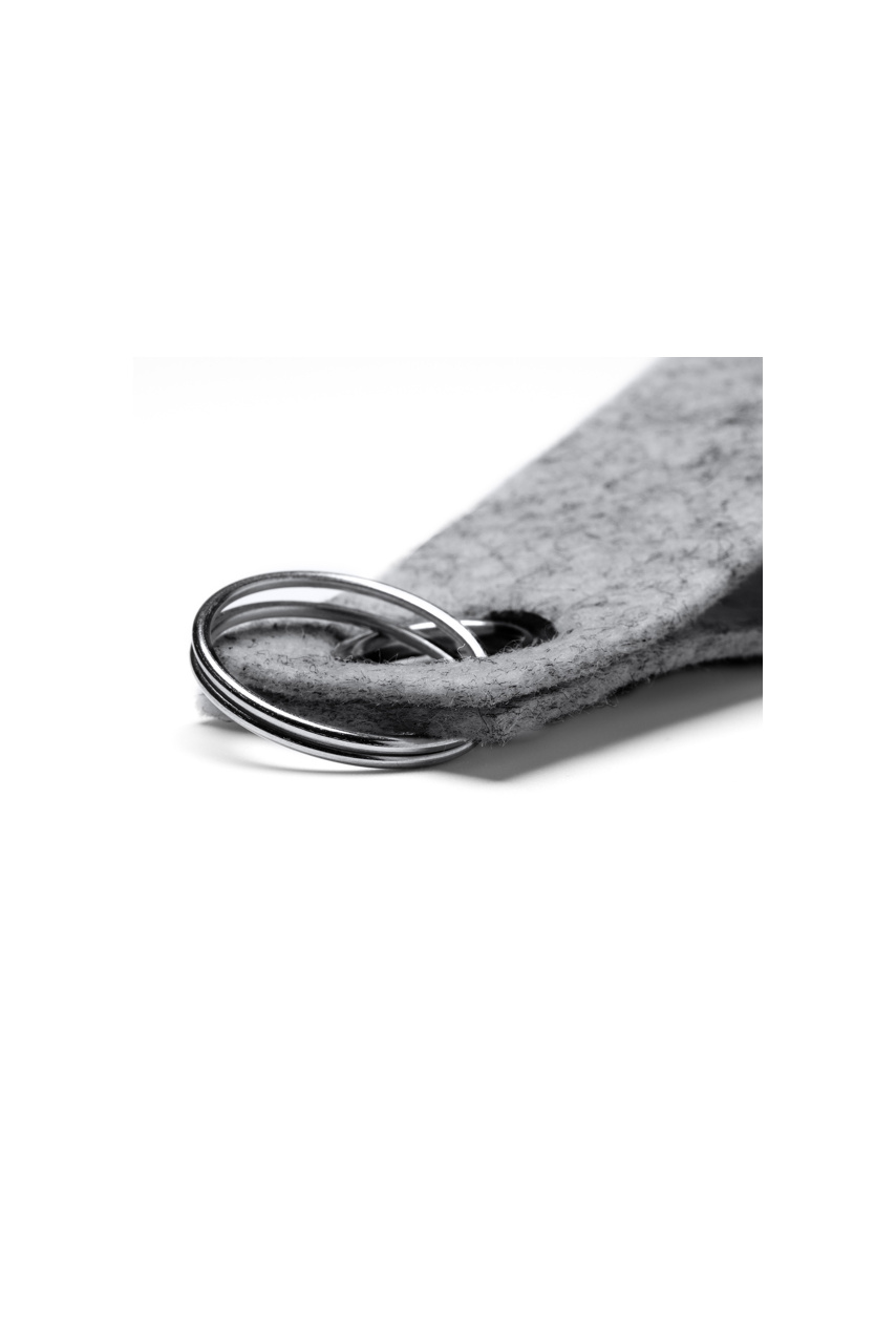 Eco-Friendly Recycled Felt Key Ring