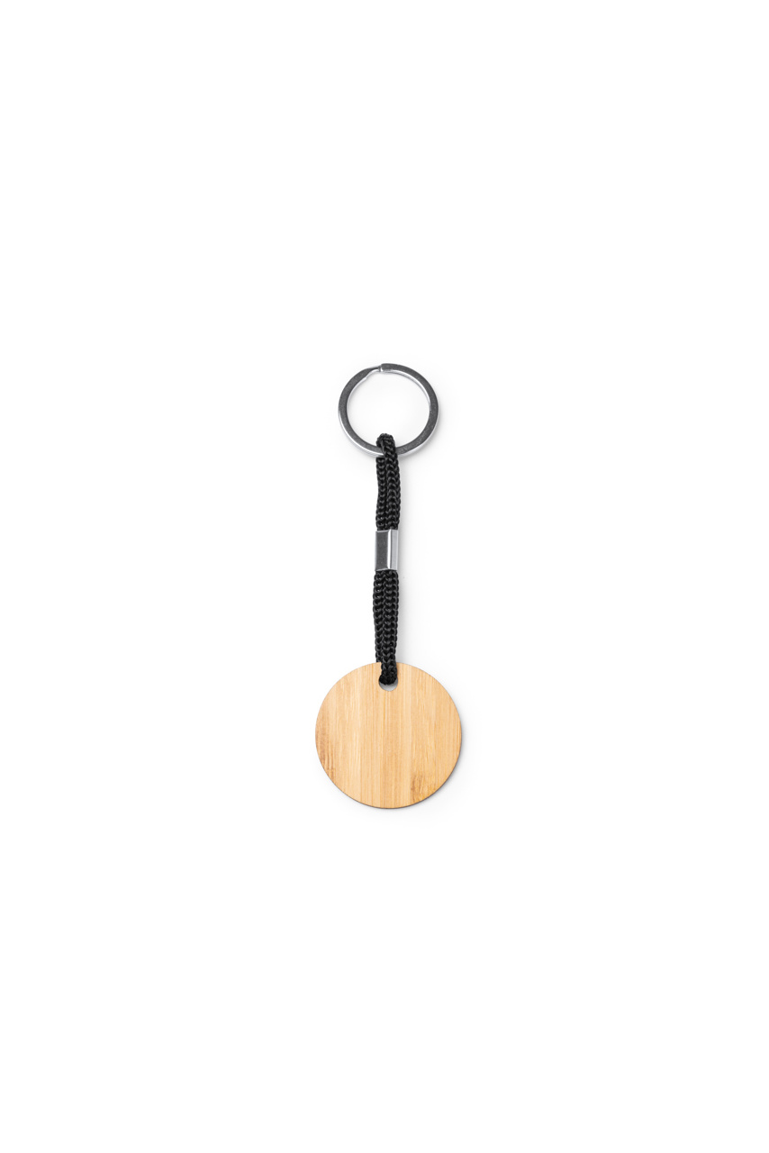 Eco-Friendly Wooden Keyring Set