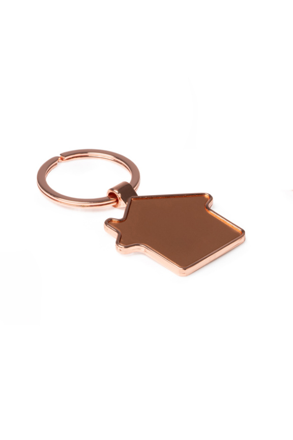 Newport Copper House Keychain - Elegant and Functional