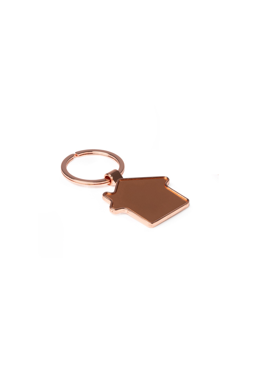 Newport Copper House Keychain - Elegant and Functional