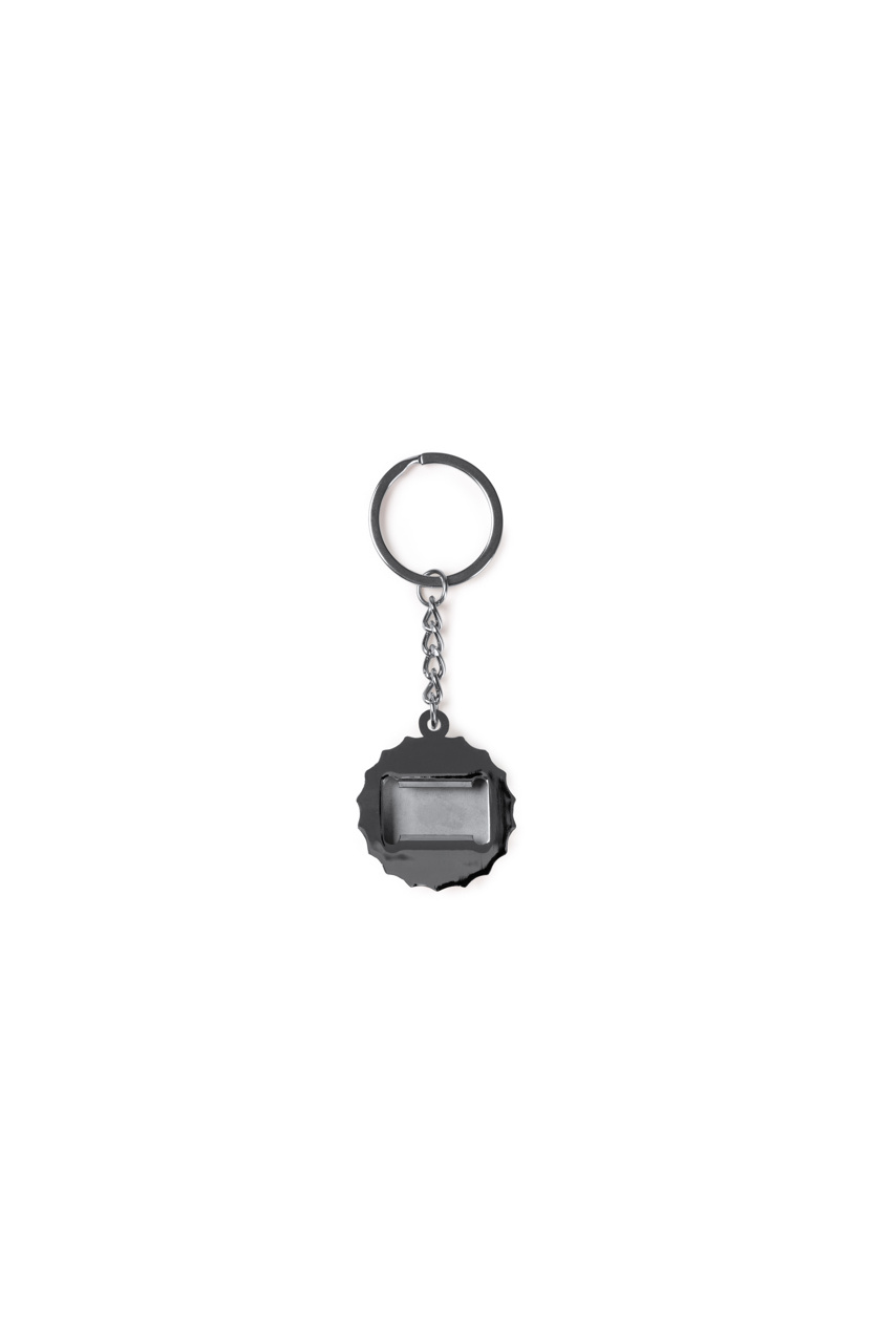 Bamboo Accent Key Ring Bottle Opener