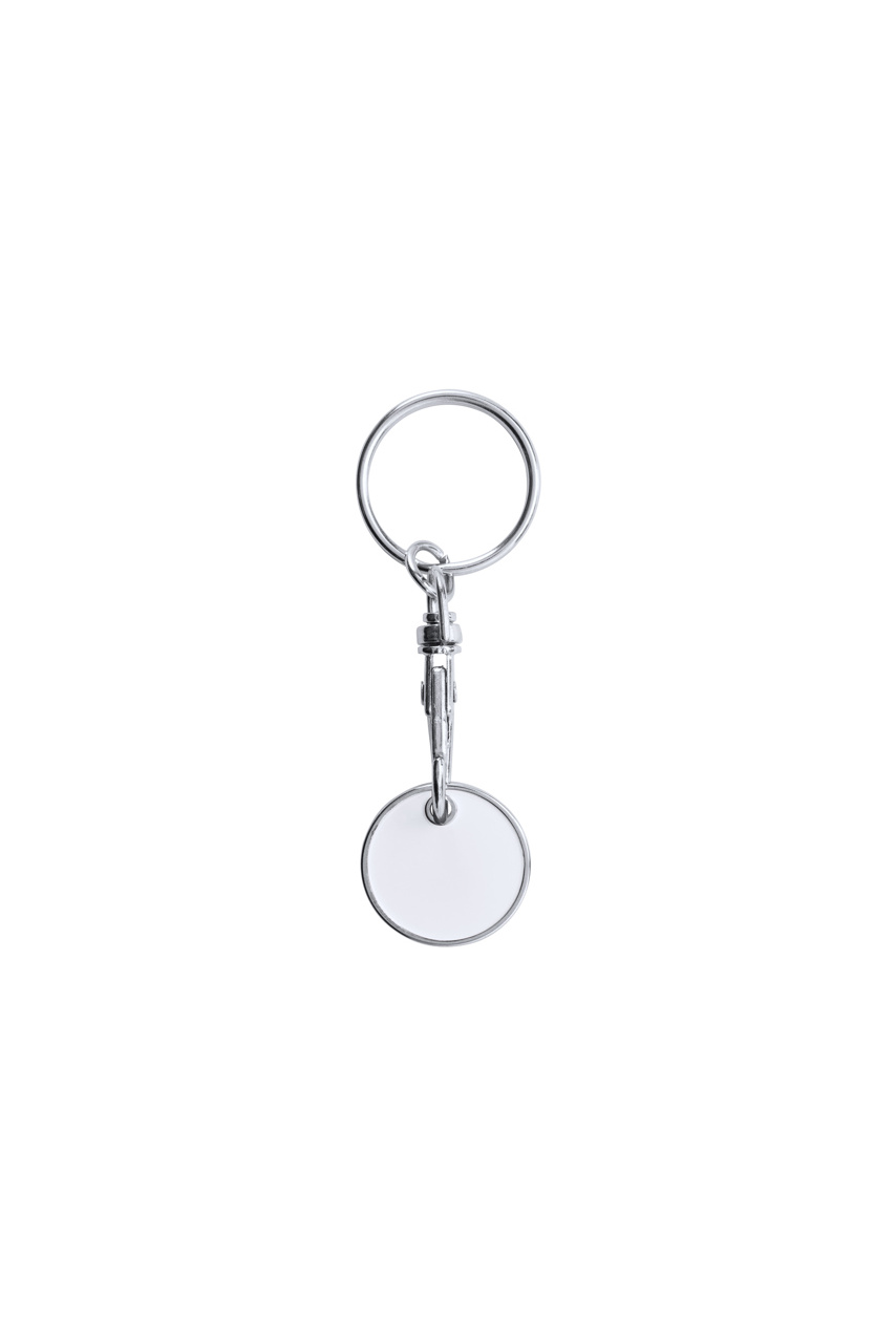 TONIC Metal and Enamel Coin Keychain