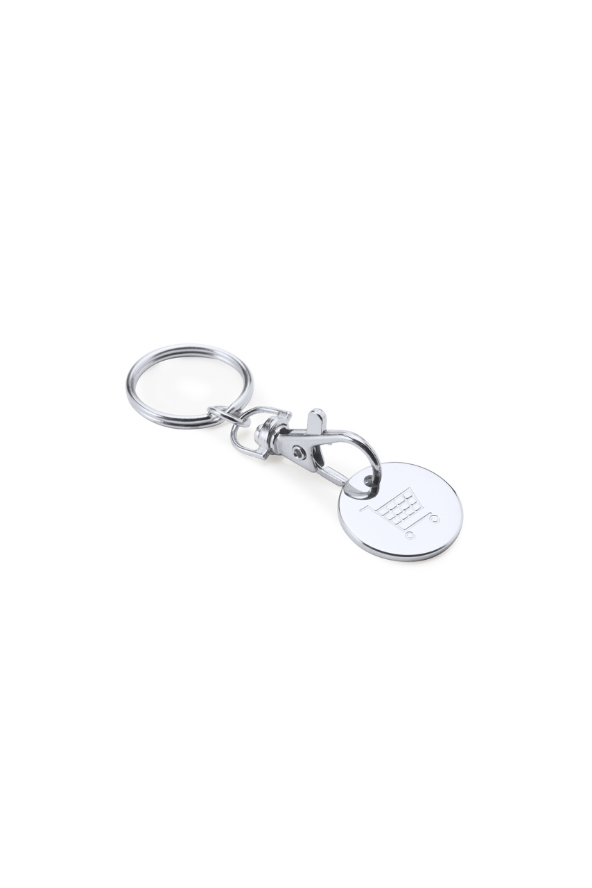 TONIC Metal and Enamel Coin Keychain