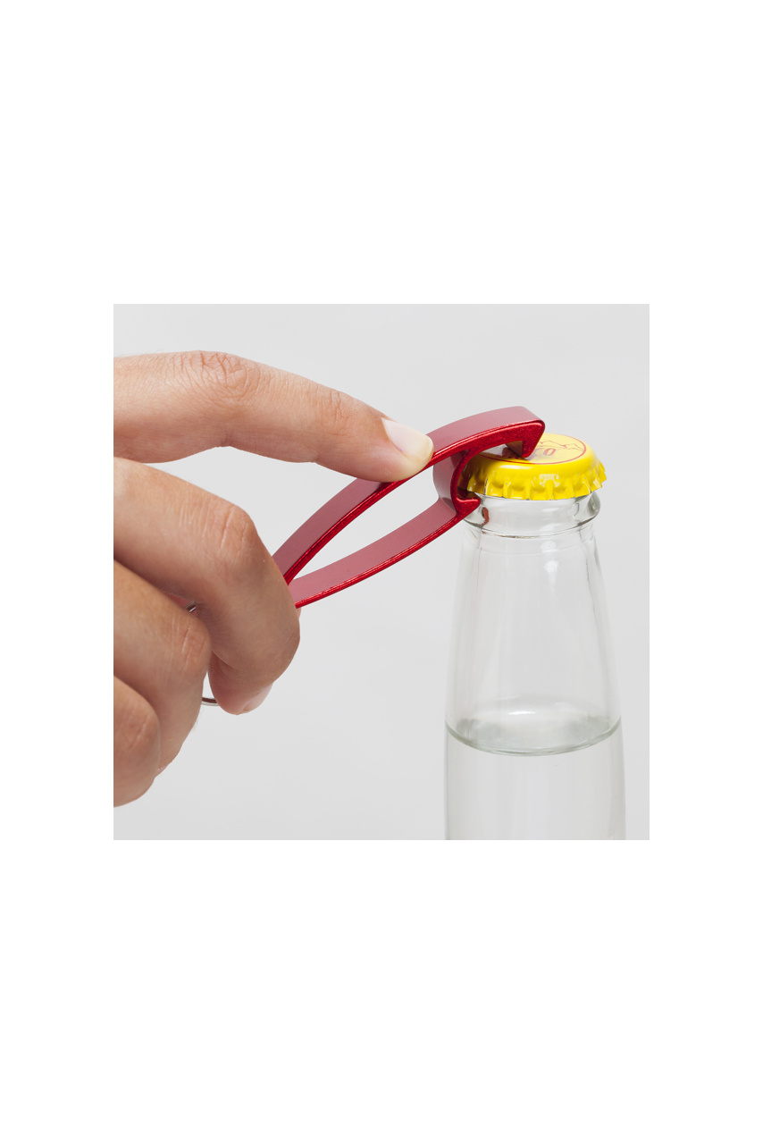 Sparkling Aluminum Keyring Bottle Opener