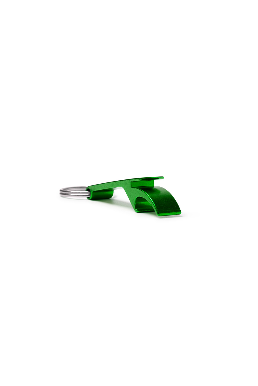 BIOKO Aluminum Keyring with Can Opener