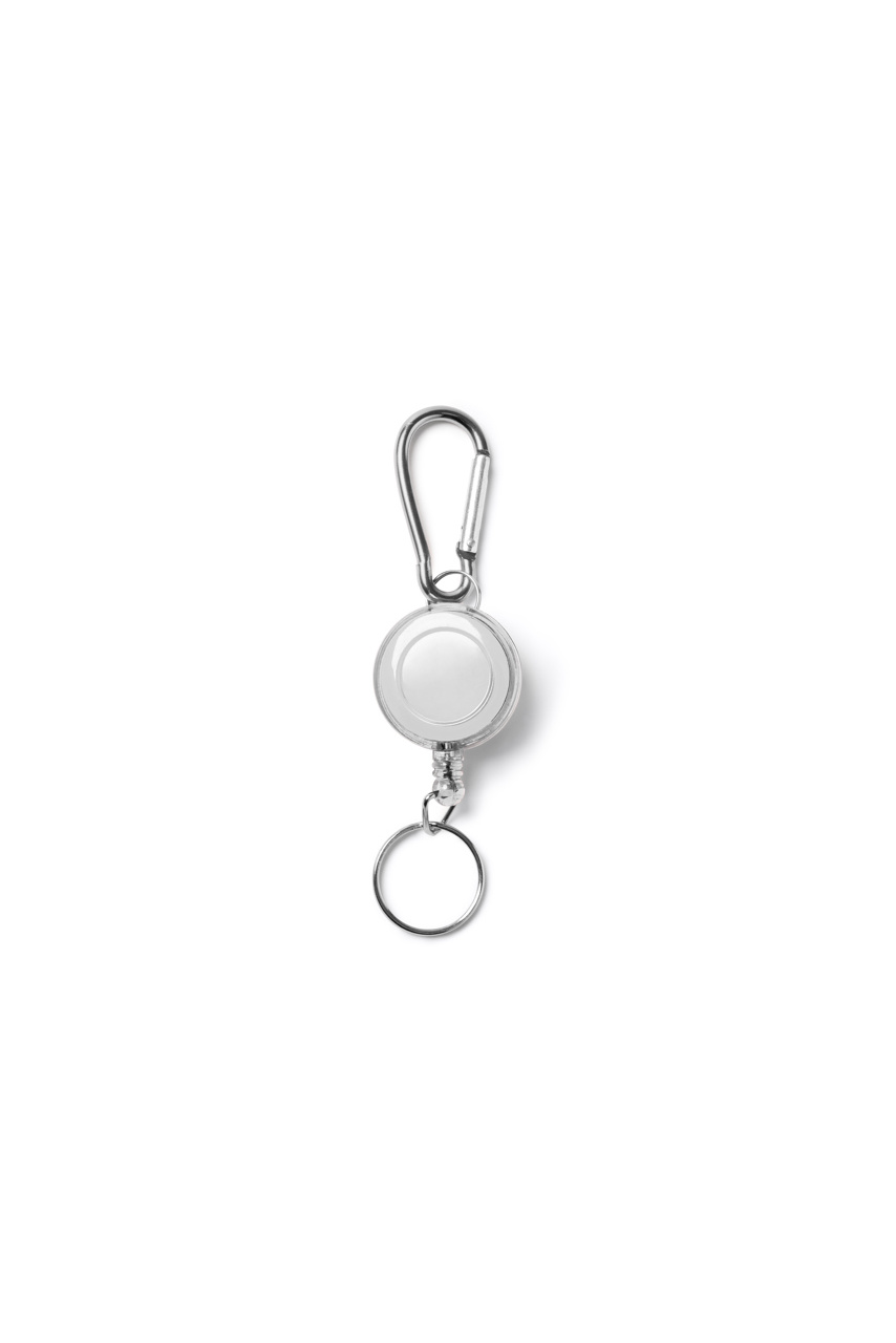 DOKI Retractable Rollerclip Keyring with Carabiner