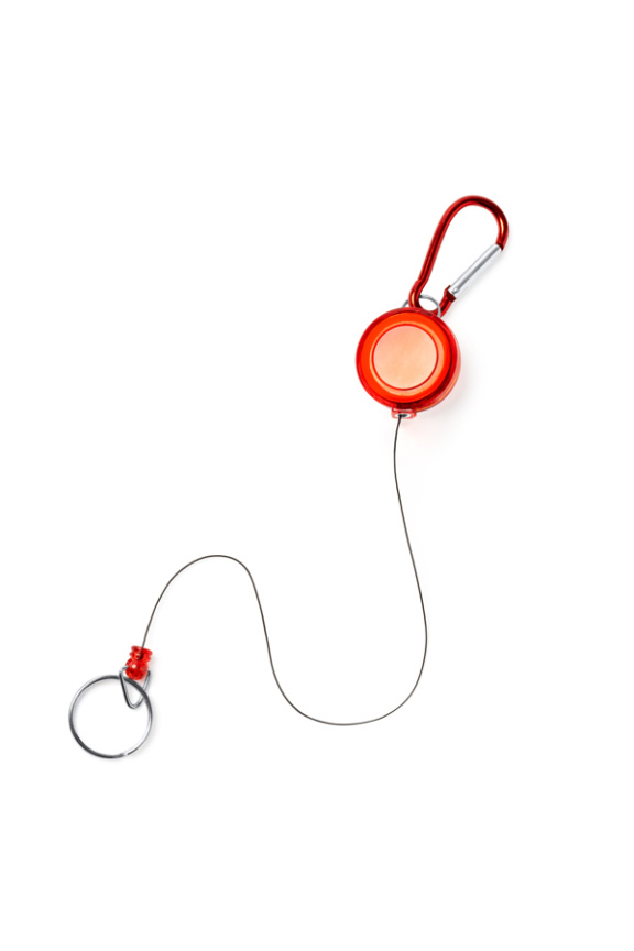 DOKI Retractable Rollerclip Keyring with Carabiner