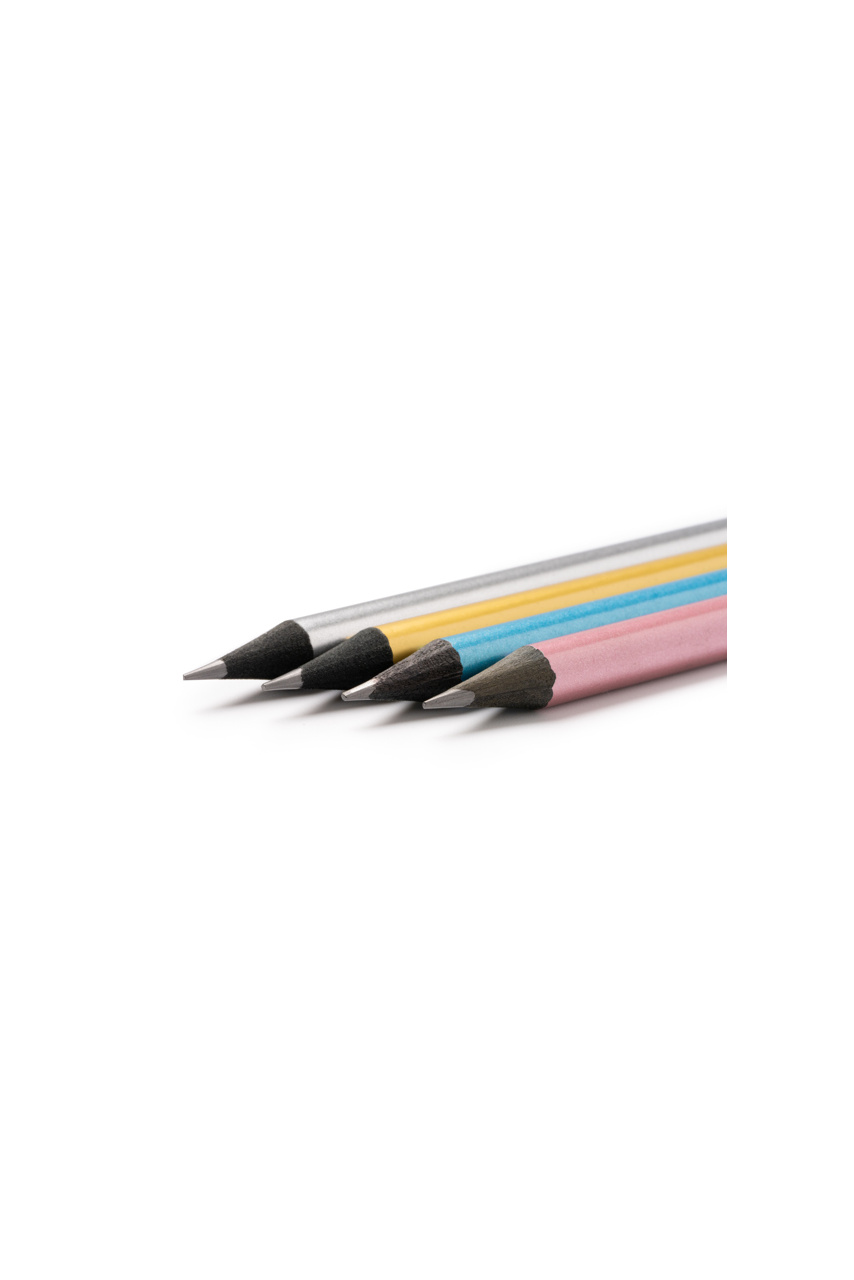 Pink Satin Finish Wooden Pencil with Eraser