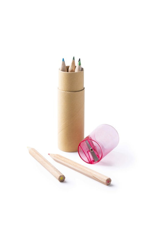 Eco-Friendly Pencil Set with Sharpener
