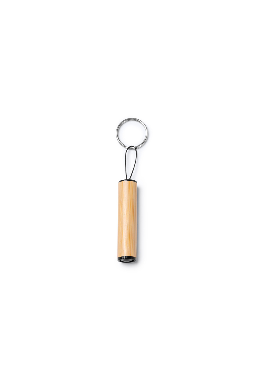 VESEL Bamboo Flashlight Keychain - Eco-Friendly LED Light