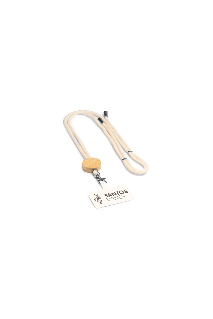 NIBIS Cotton and Bamboo Lanyard Phone Holder