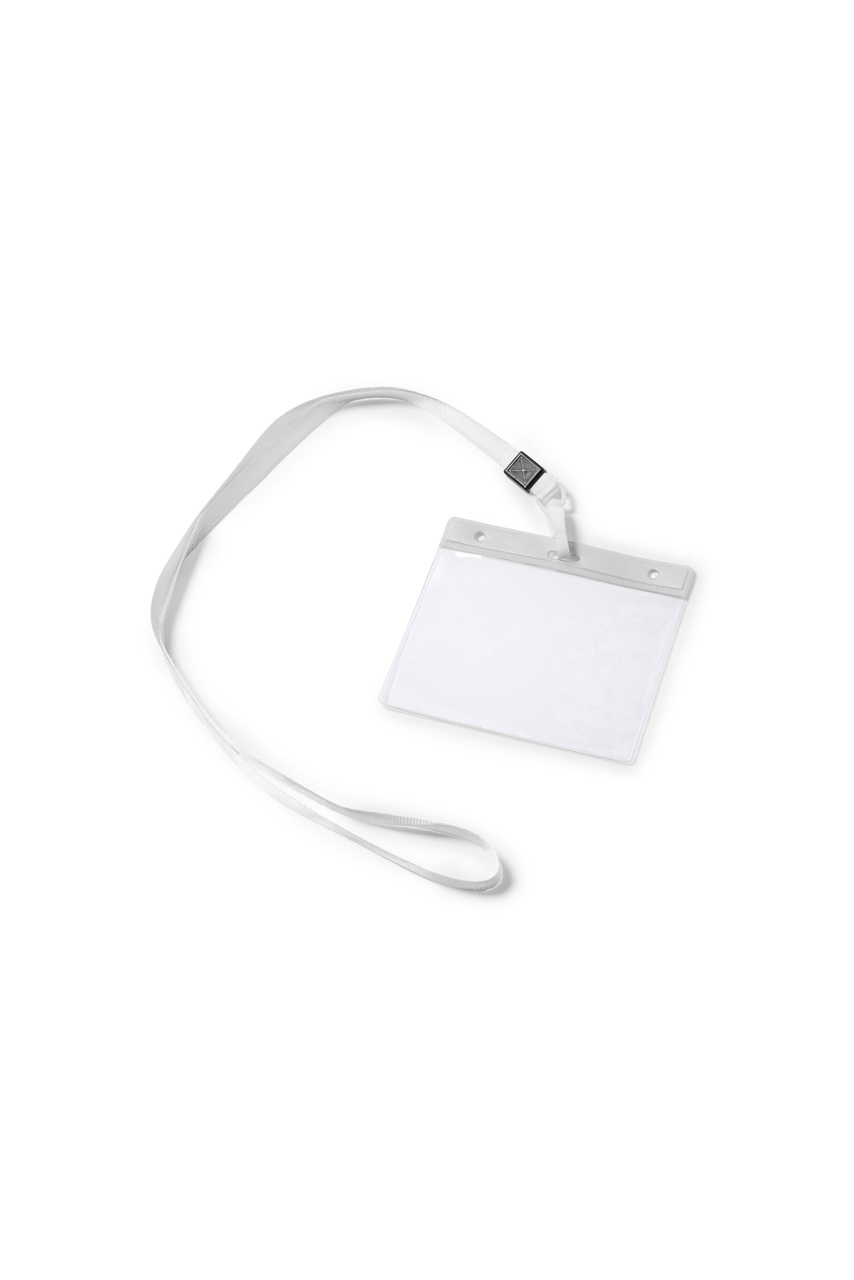 Suport ecuson PVC cu șnur și carabină