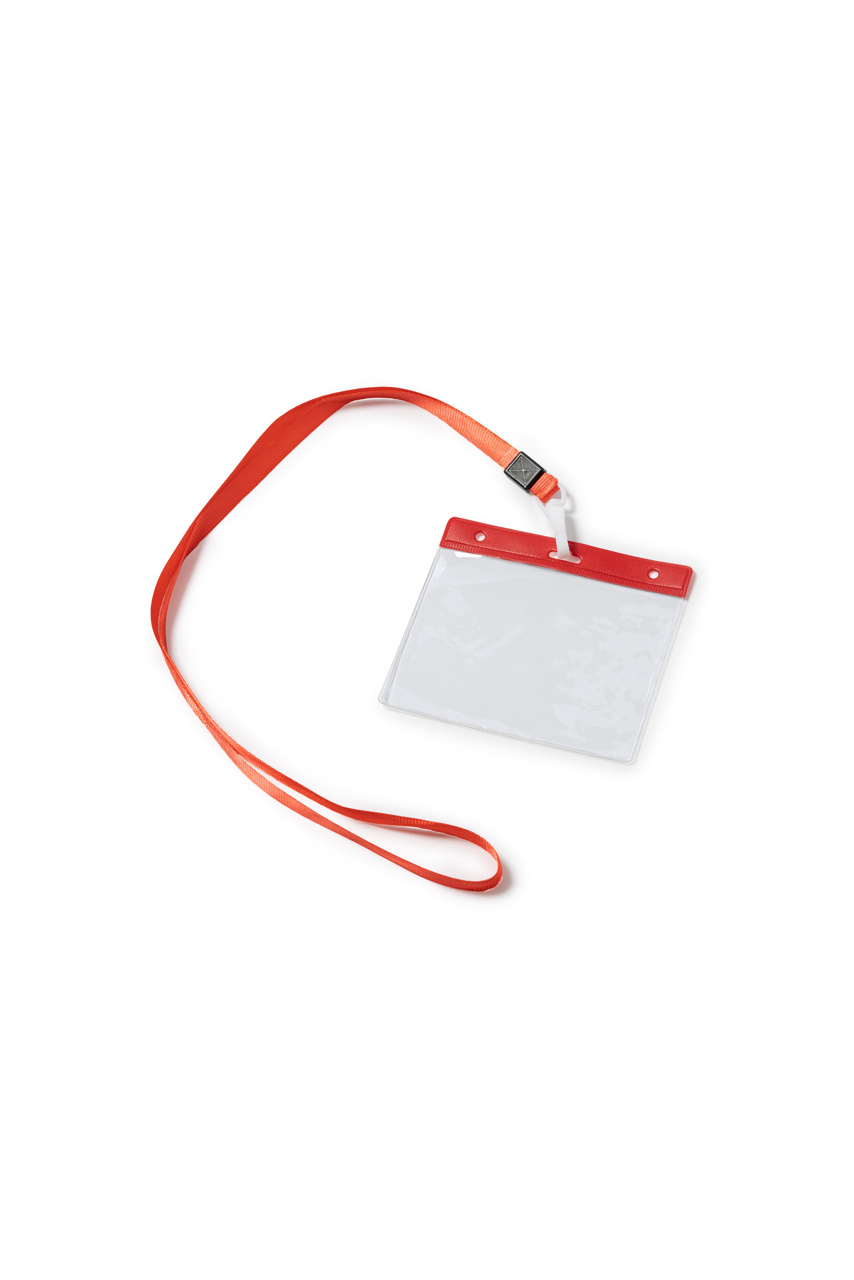 Suport ecuson PVC cu șnur și carabină