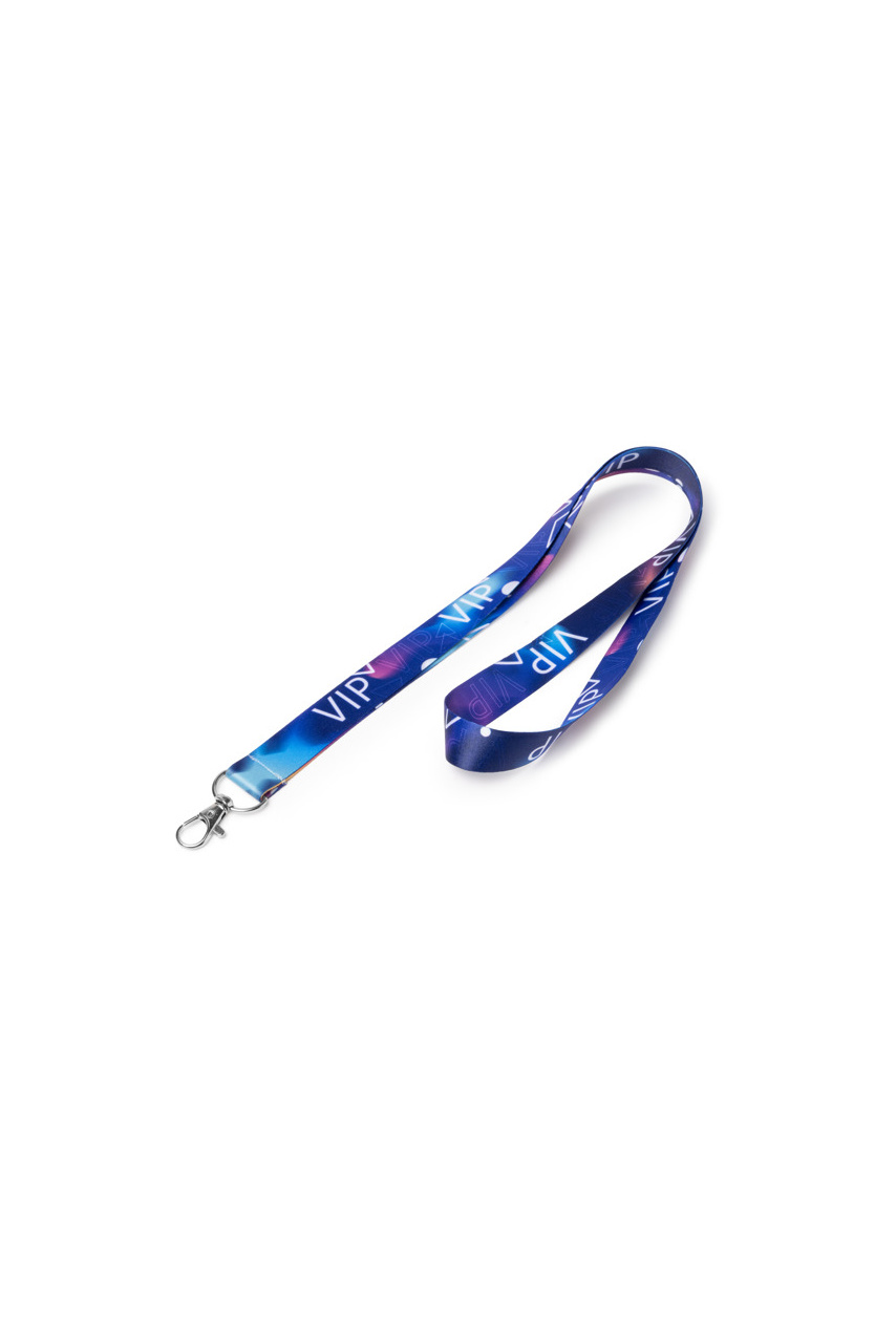 Customizable Polyester Lanyard with Carabiner