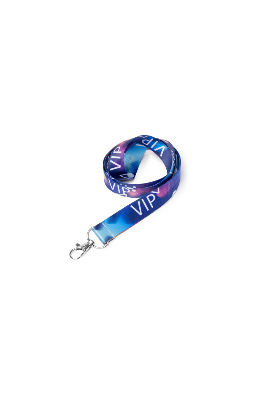 Customizable Polyester Lanyard with Carabiner