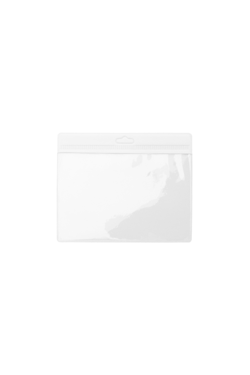 Durable PVC Badge Holder with Red Header